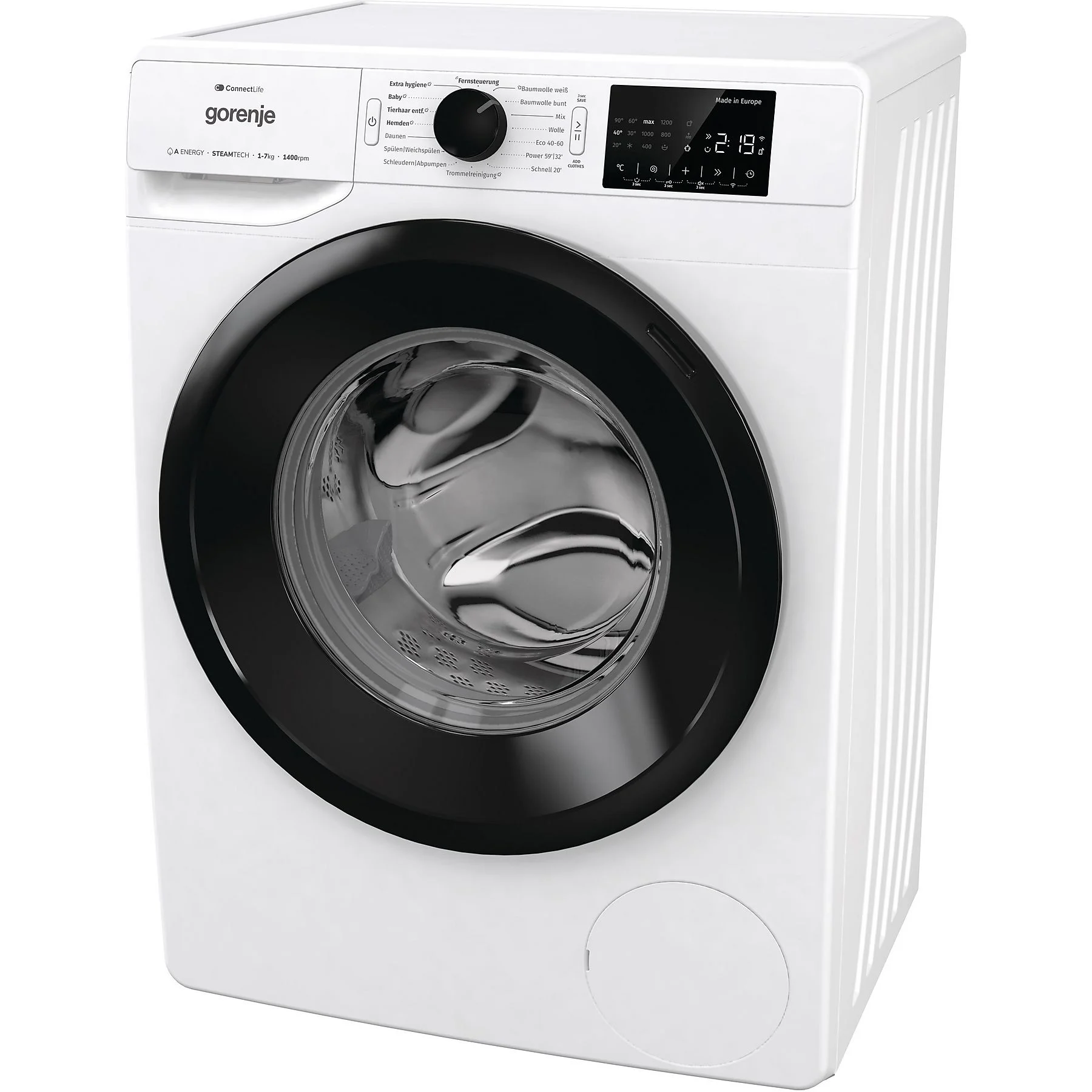 Machine à laver GORENJE WPNEI 74SA1TS (7 kg, 1400 tr/min, A) – Image 5