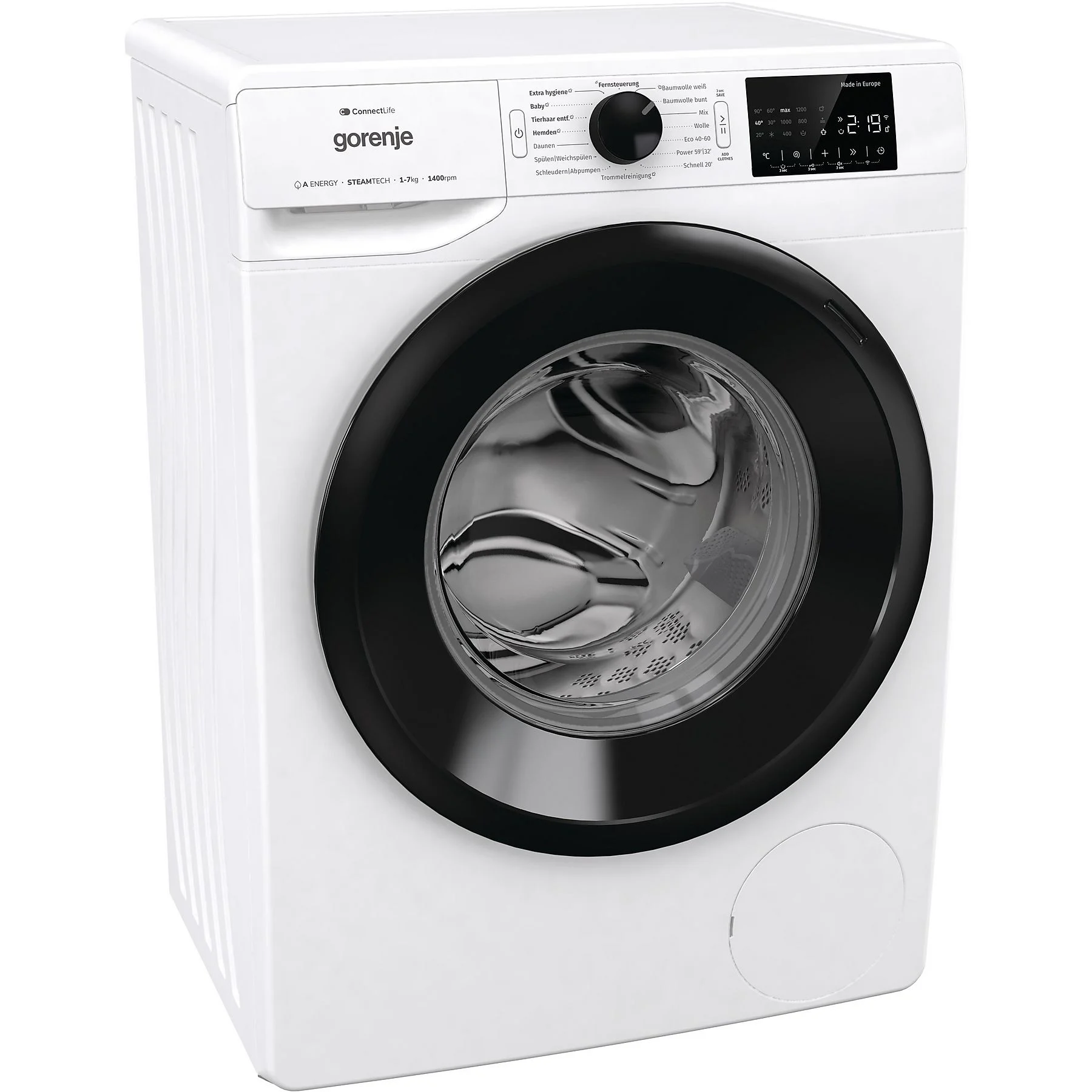 Machine à laver GORENJE WPNEI 74SA1TS (7 kg, 1400 tr/min, A) – Image 7