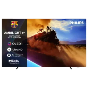 Téléviseur PHILIPS 55OLED760/12 OLED Ambilight (Plat, 55 Zoll / 139 cm, UHD 4K, SMART TV, Ambilight)