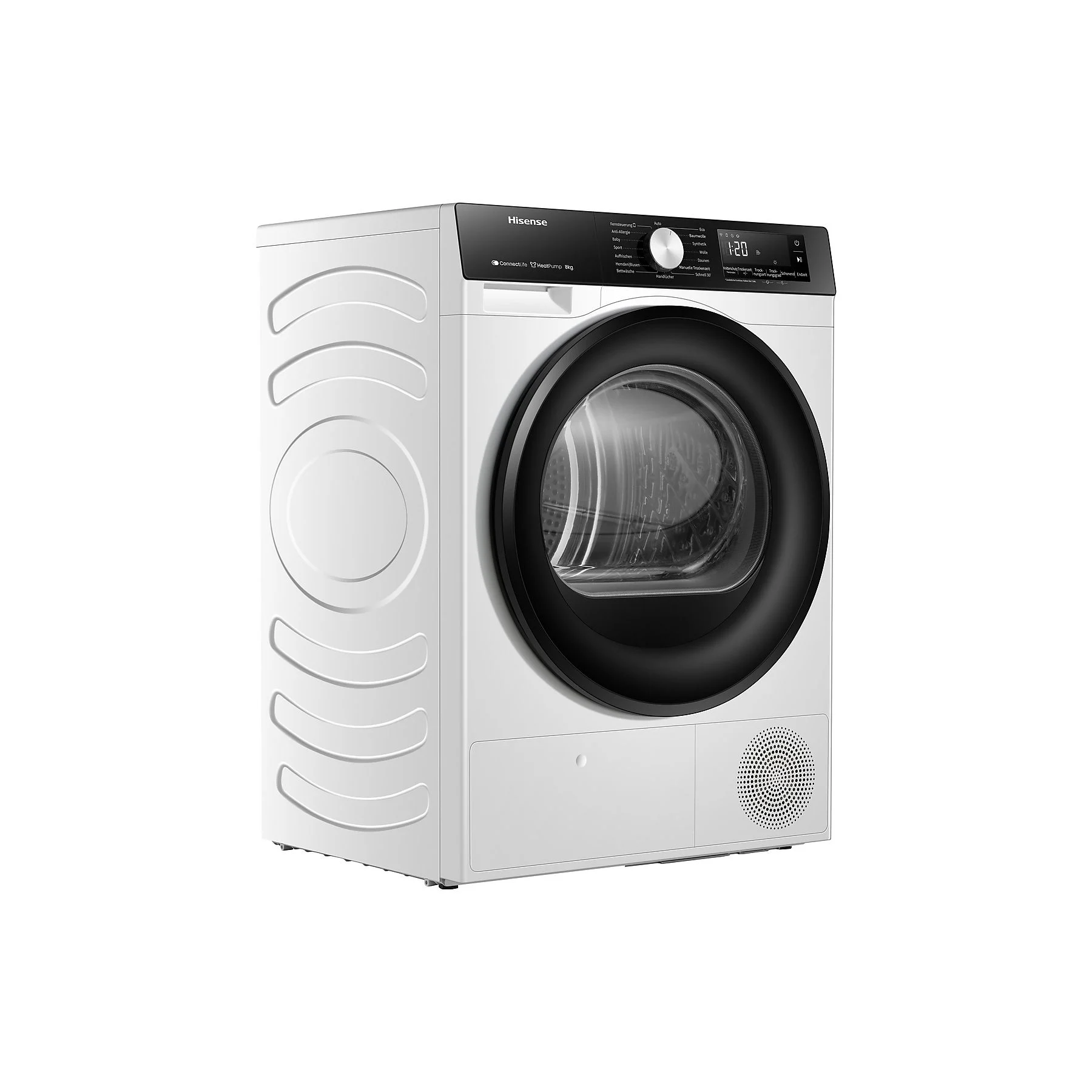 Sèche-linge à pompe à chaleur HISENSE DH3S802BW3 (8 kg, blanc) – Image 4